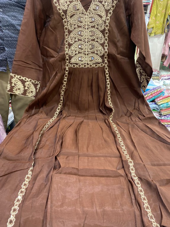 SAHIL PRINTS PRESENT READYMADE MULL CHANDERI EMBROIDERY WORK 3 PCS COMBO SET SUITS FOR EXPORT