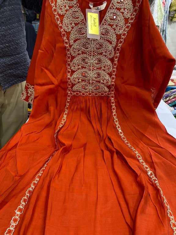 SAHIL PRINTS PRESENT READYMADE MULL CHANDERI EMBROIDERY WORK 3 PCS COMBO SET SUITS FOR EXPORT