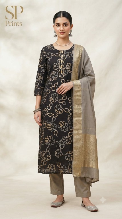 SAHIL PRINTS PRESENT READYMADE VERTICAN COTTON DAILY WEAR 3 PCS COMBO SET SUITS FOR EXPORT