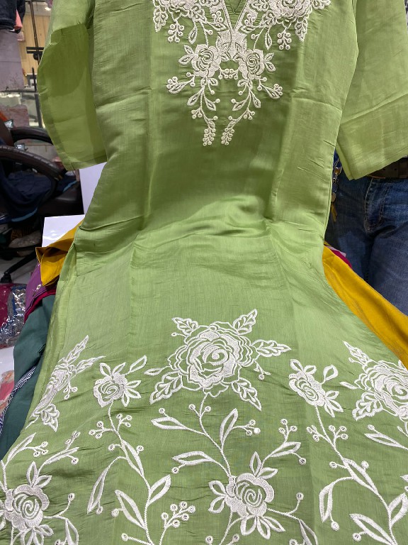 SAHIL PRINTS PRESENT READYMADE MULL COTTON WITH WORK PRETTY LOOK 3 PCS COMBO SET SUITS FOR EXPORT