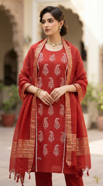 SAHIL PRINTS PRESENT READYMADE COTTON VERTICAN REGULAR WEAR 3 PCS COMBO SET SUITS EXPORTER