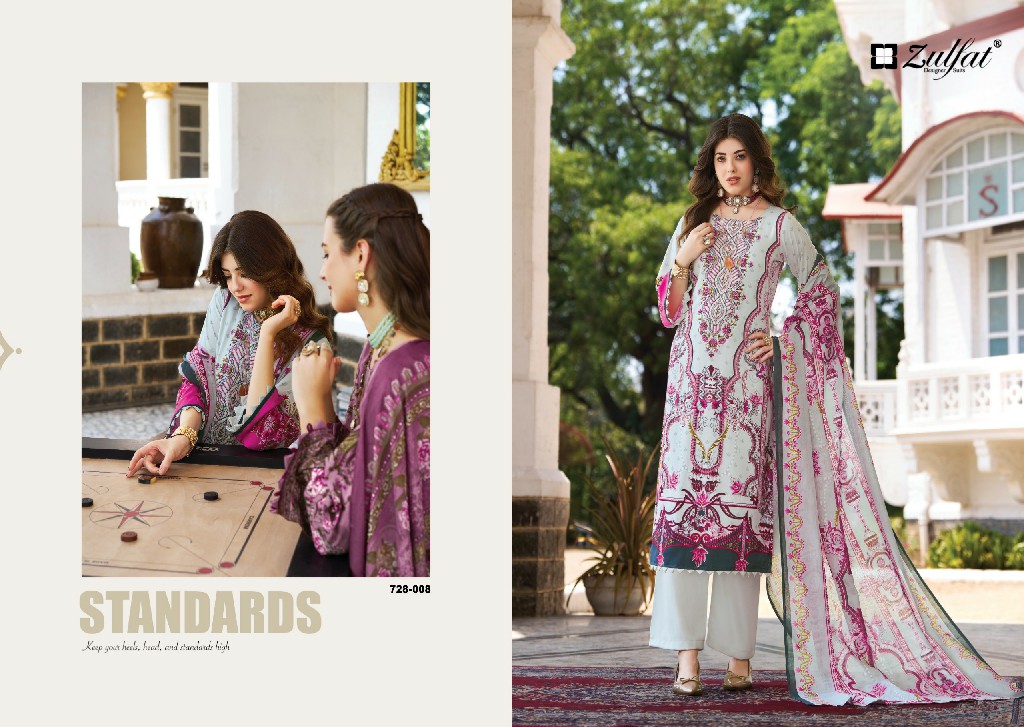 ZULFAT AFREEN WHOLESALE PURE JAM COTTON EXCLUSIVE DESIGN UNSTITCH SALWAR SUITS FOR EXPORT