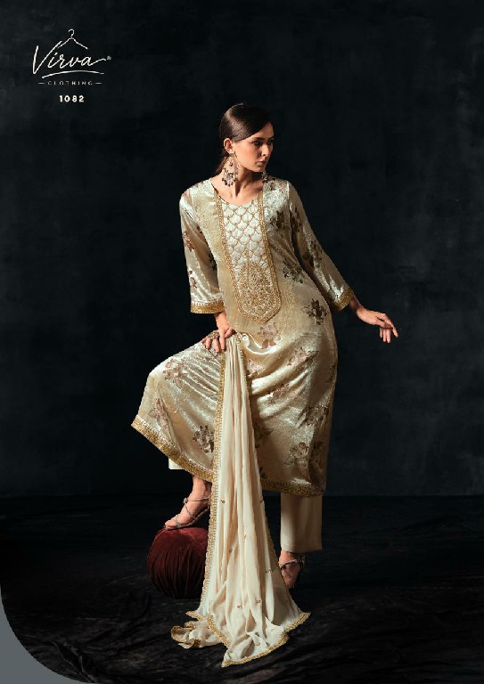 VIRVA GULNAAR WHOLESALE VISCOSE PALACHI BRASSO VELVET WINTER WEAR UNSTITCH SALWAR SUITS ONLINE