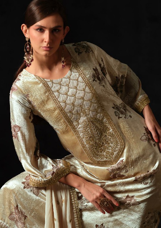 VIRVA GULNAAR WHOLESALE VISCOSE PALACHI BRASSO VELVET WINTER WEAR UNSTITCH SALWAR SUITS ONLINE