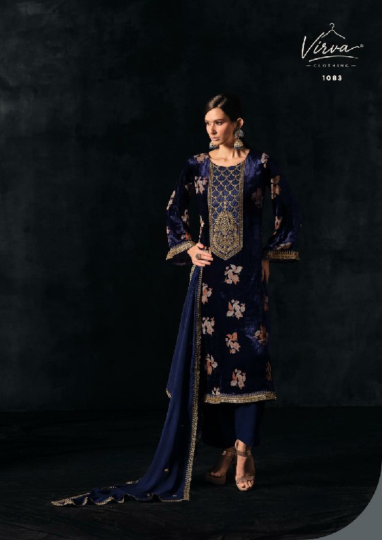 VIRVA GULNAAR WHOLESALE VISCOSE PALACHI BRASSO VELVET WINTER WEAR UNSTITCH SALWAR SUITS ONLINE