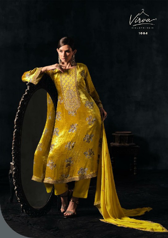VIRVA GULNAAR WHOLESALE VISCOSE PALACHI BRASSO VELVET WINTER WEAR UNSTITCH SALWAR SUITS ONLINE