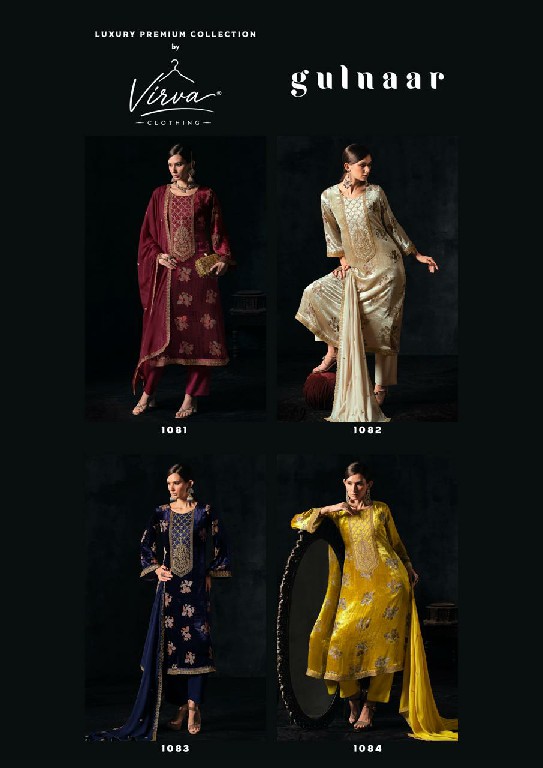 VIRVA GULNAAR WHOLESALE VISCOSE PALACHI BRASSO VELVET WINTER WEAR UNSTITCH SALWAR SUITS ONLINE