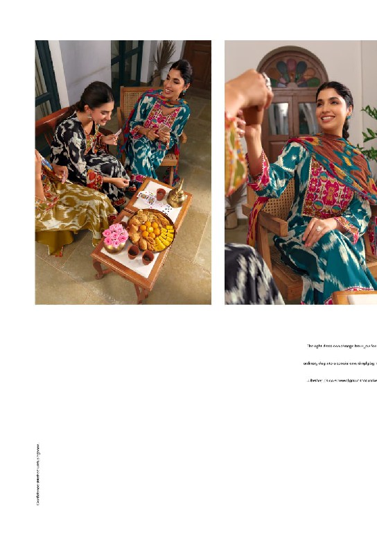 KIMORA CHA PANI WHOLESALE PURE MUSLIN ELEGANT DESIGN UNSTITCH SALWAR SUITS SUPPLIER