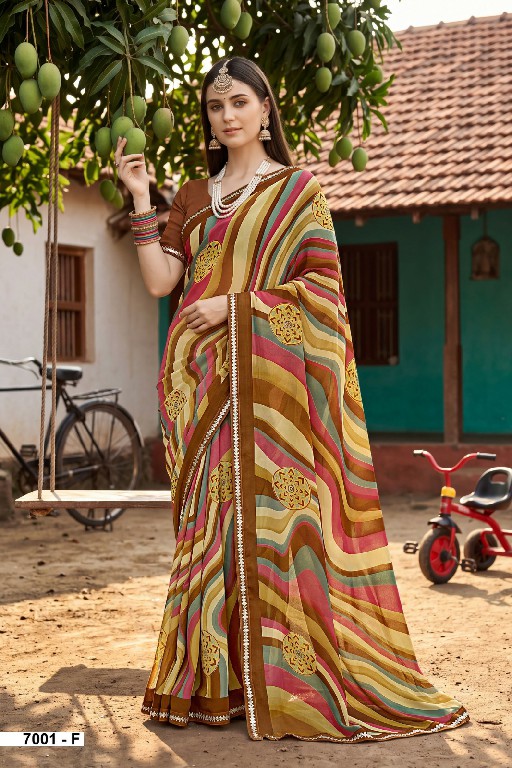 VALLABHI PRINTS MALISHA VOL 7 WHOLESALE WEIGHTLESS FABRIC CASUAL WEAR SAREES FOR WOMEN ONLINE