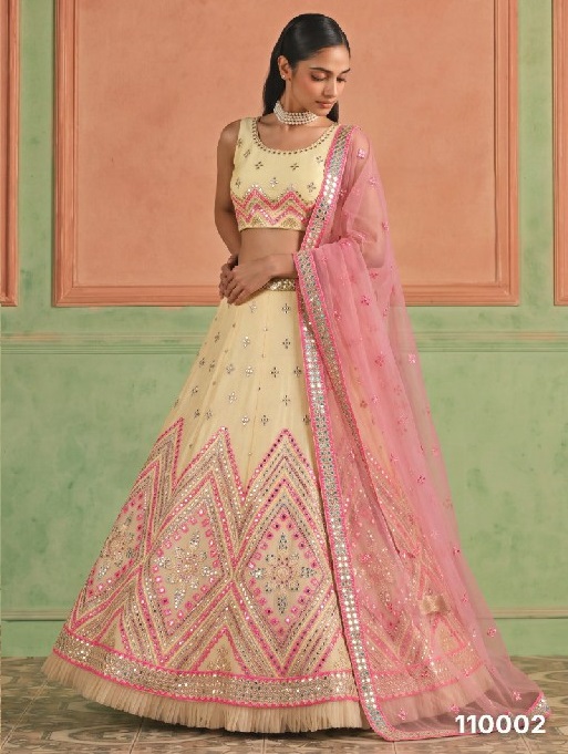 ARYA LOOKBOOK VOL 2 WHOLESALE ORGANZA WITH WORK OCCASION WEAR LEHENGA CHOLI FOR EXPORT