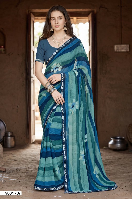 VALLABHI PRINTS MALISHA VOL 5 WHOLESALE WEIGHTLESS FABRIC DAILY WEAR SAREES FOR WOMEN ONLINE