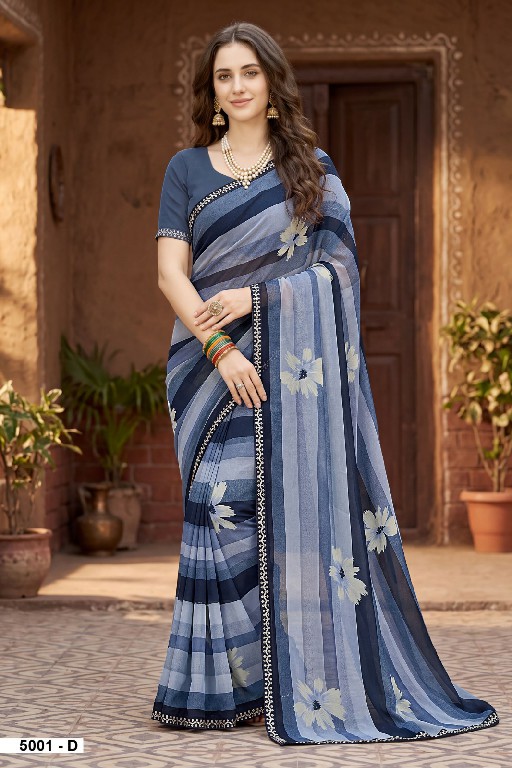 VALLABHI PRINTS MALISHA VOL 5 WHOLESALE WEIGHTLESS FABRIC DAILY WEAR SAREES FOR WOMEN ONLINE