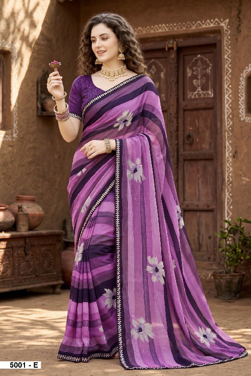 VALLABHI PRINTS MALISHA VOL 5 WHOLESALE WEIGHTLESS FABRIC DAILY WEAR SAREES FOR WOMEN ONLINE