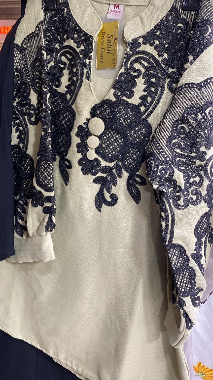 SAHIL PRINTS D.NO 38040 WHOLESALE READYMADE HEAVY COTTON WITH WORK STYLISH COMBO CORD SET SUPPLIER