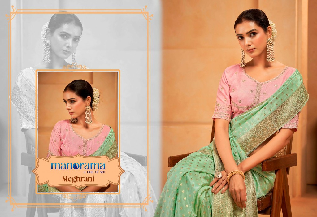 MANORAMA MEGHRANI WHOLESALE HO SILK TRADITIONAL ZARI WEAVING SAREES FOR WOMEN ONLINE