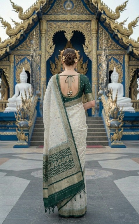 HYPNOTEX ETHNIC HISO WHOLESALE JACQUARD SILK READY TO WEAR ELEGANCE PARTY WEAR SAREES FOR WOMEN SUPPLIER