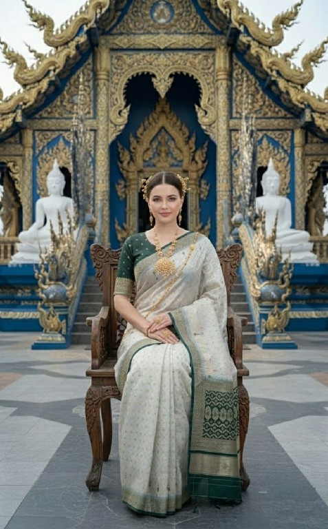 HYPNOTEX ETHNIC HISO WHOLESALE JACQUARD SILK READY TO WEAR ELEGANCE PARTY WEAR SAREES FOR WOMEN SUPPLIER