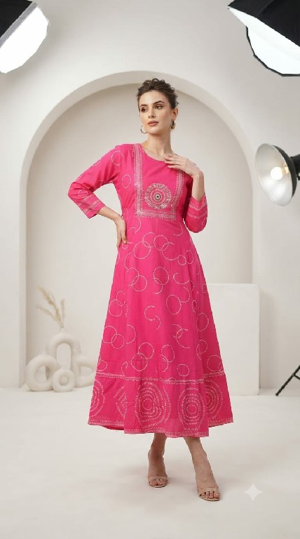 TEXTILEDEAL D.NO 1723 WHOLESALE READYMADE HEAVY RAYON STYLISH LOOK GHERA STYLE KURTIS FOR WOMEN SUPPLIER