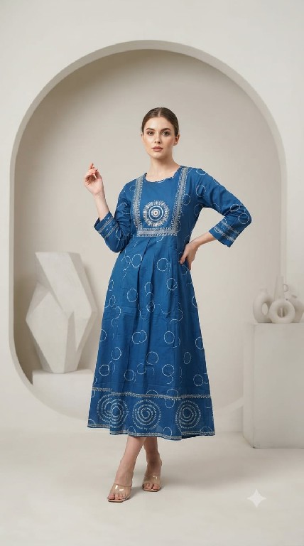 TEXTILEDEAL D.NO 1723 WHOLESALE READYMADE HEAVY RAYON STYLISH LOOK GHERA STYLE KURTIS FOR WOMEN SUPPLIER