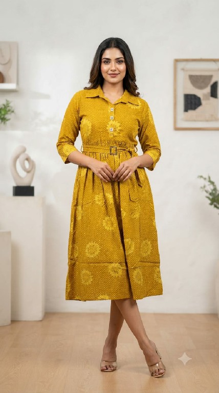 TEXTILEDEAL D.NO 119 WHOLESALE READYMADE HEAVY RAYON MODERN LOOK ONE PIECE DRESS FOR WOMEN ONLINE
