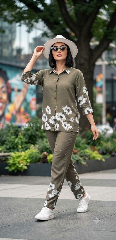 TEXTILEDEAL PREMIUM FEEL WHOLESALE READYMADE RAYON SHIRT STYLE FANCY CORD SET FOR EXPORT