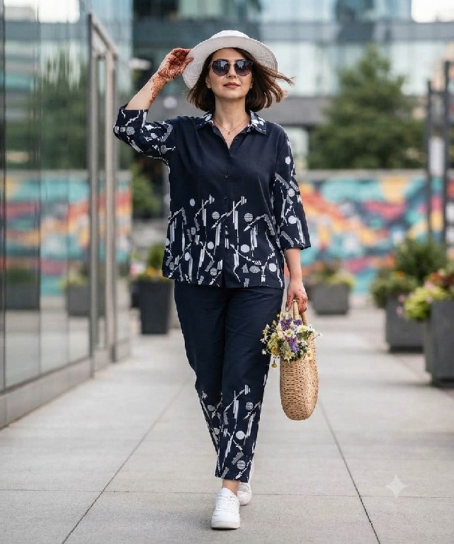 TEXTILEDEAL PREMIUM FEEL WHOLESALE READYMADE RAYON SHIRT STYLE FANCY CORD SET FOR EXPORT