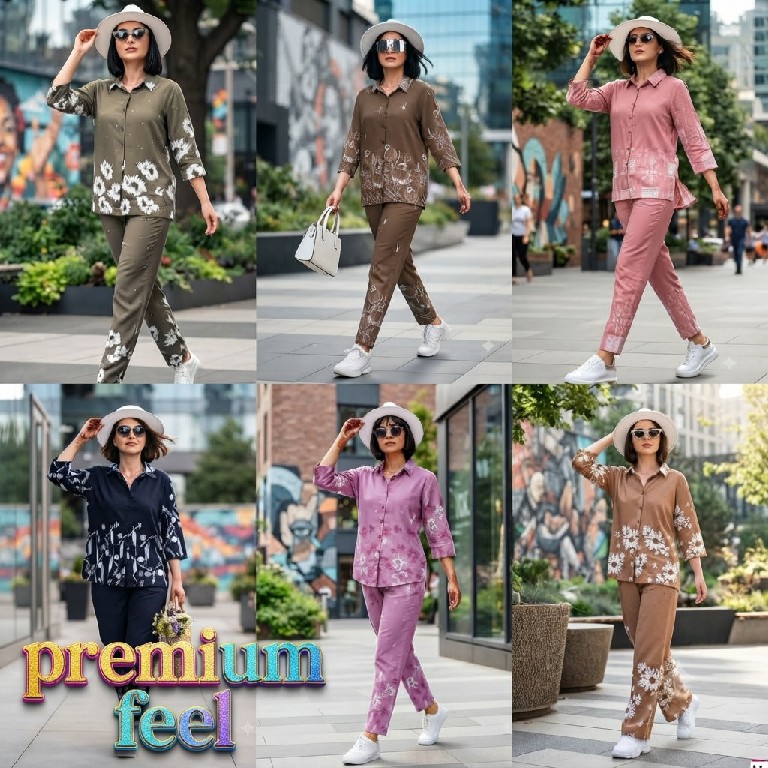 TEXTILEDEAL PREMIUM FEEL WHOLESALE READYMADE RAYON SHIRT STYLE FANCY CORD SET FOR EXPORT