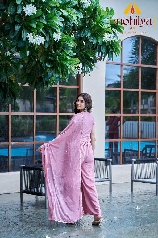 MOHILYA D.NO 269 WHOLESALE READYMADE NATURAL CRAPE MODERN ELEGANT INDO WESTERN DRESS COMBO FOR WOMEN ONLINE