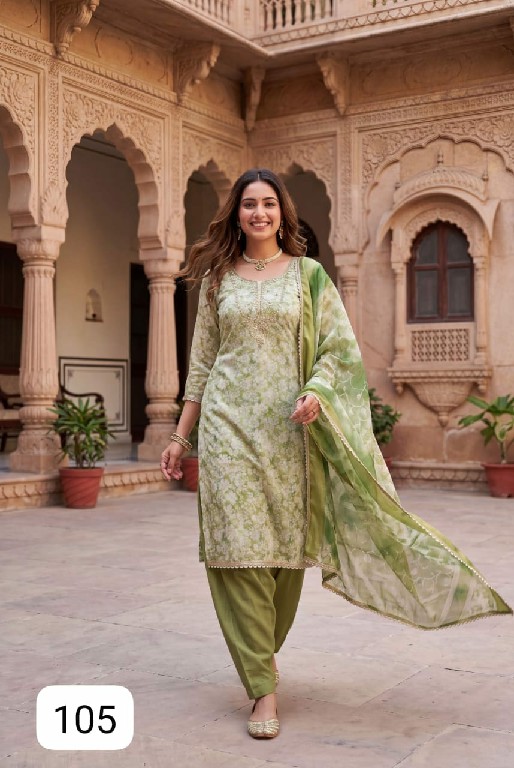 PURPLE CREATION MIA WHOLESALE READYMADE SIMMER LINEN COTTON AMAZING 3 PCS SUITS EXPORTER