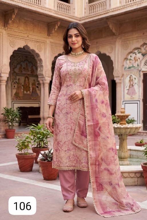 PURPLE CREATION MIA WHOLESALE READYMADE SIMMER LINEN COTTON AMAZING 3 PCS SUITS EXPORTER