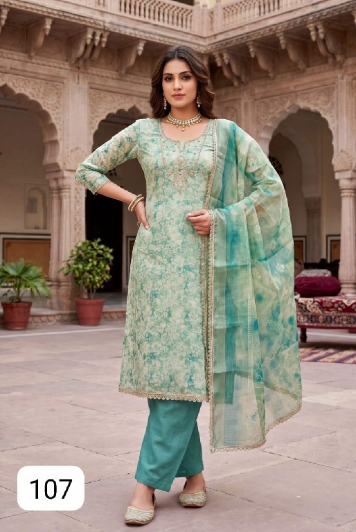 PURPLE CREATION MIA WHOLESALE READYMADE SIMMER LINEN COTTON AMAZING 3 PCS SUITS EXPORTER