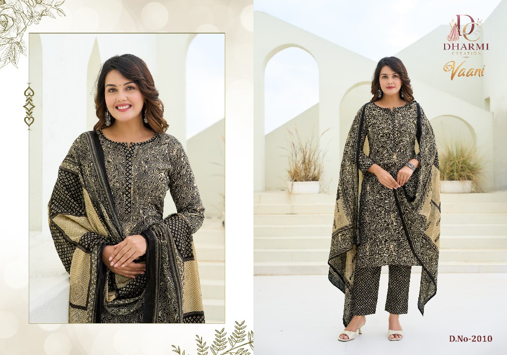 DHARMI CREATION VAANI VOL 2 WHOLESALE COTTON PRINTED DAILY WEAR DRESS MATERIAL ONLINE