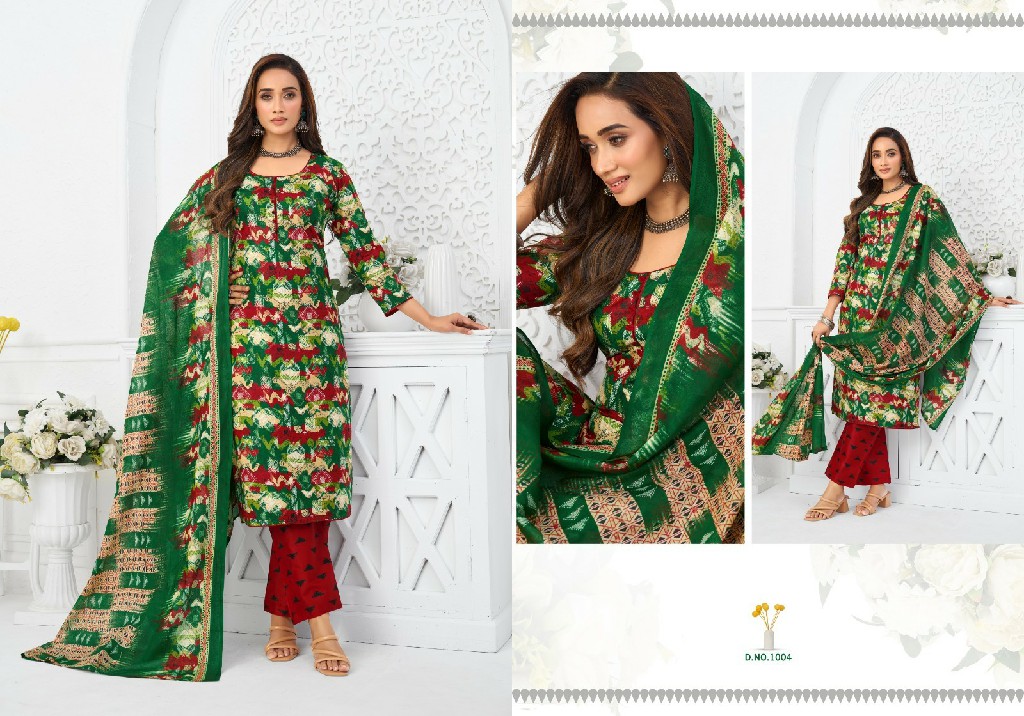 DHARMI CREATION VAANI VOL 1 WHOLESALE COTTON PRINTED CASUAL WEAR DRESS MATERIAL ONLINE
