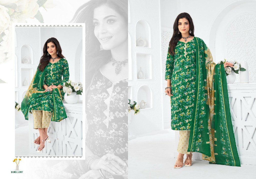 DHARMI CREATION VAANI VOL 1 WHOLESALE COTTON PRINTED CASUAL WEAR DRESS MATERIAL ONLINE