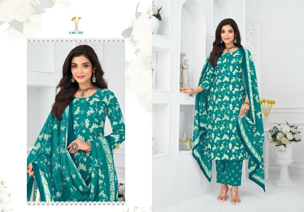 DHARMI CREATION VAANI VOL 1 WHOLESALE COTTON PRINTED CASUAL WEAR DRESS MATERIAL ONLINE