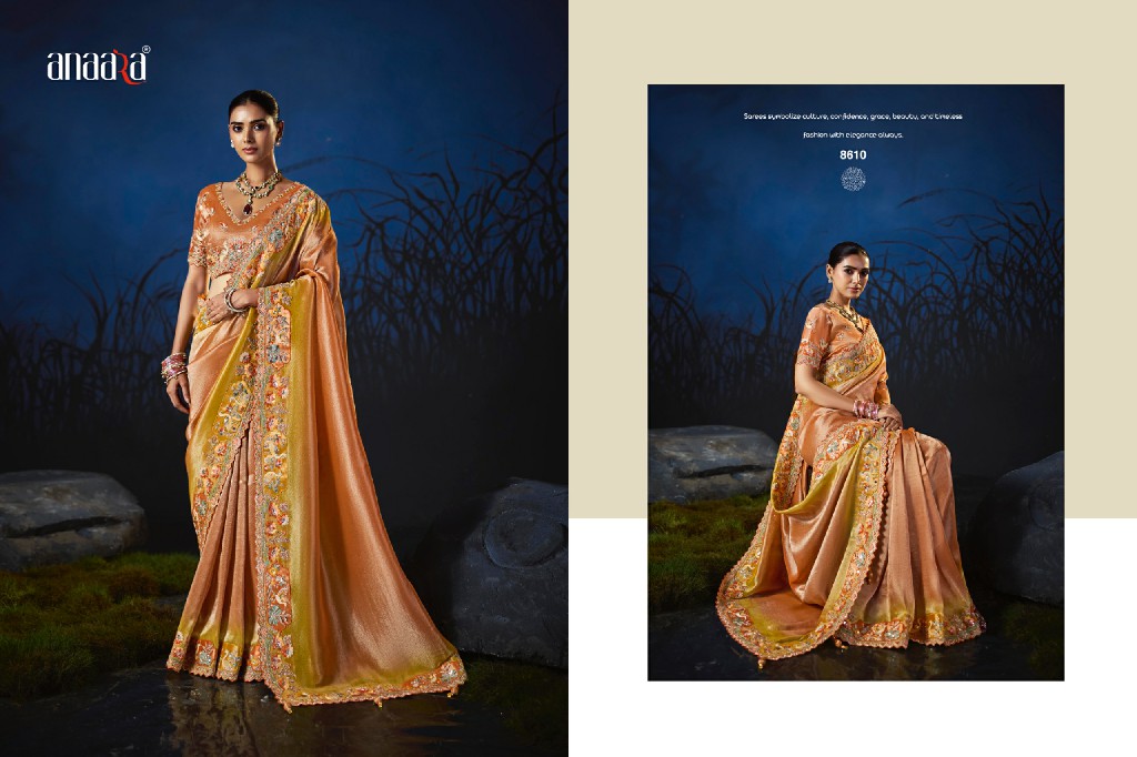 TATHASTU ANAARA SERIES 8601 TO 8612WHOLESALE SOFT SILK BEAUTIFUL ZARI WEAVING PARTY WEAR SAREES FOR WOMEN SUPPLIER