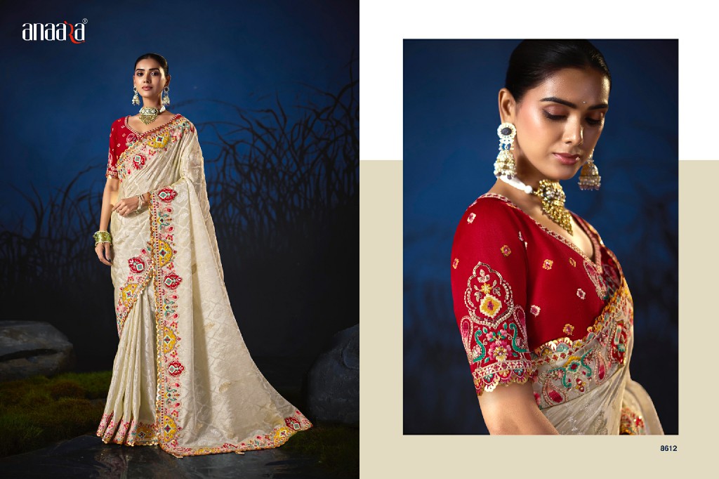 TATHASTU ANAARA SERIES 8601 TO 8612WHOLESALE SOFT SILK BEAUTIFUL ZARI WEAVING PARTY WEAR SAREES FOR WOMEN SUPPLIER
