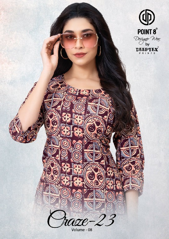 DEEPTEX POINT 8 CRAZE 23 VOL 8 WHOLESALE READYMADE COTTON PRINTED CASUAL WEAR CORD SET FOR EXPORT