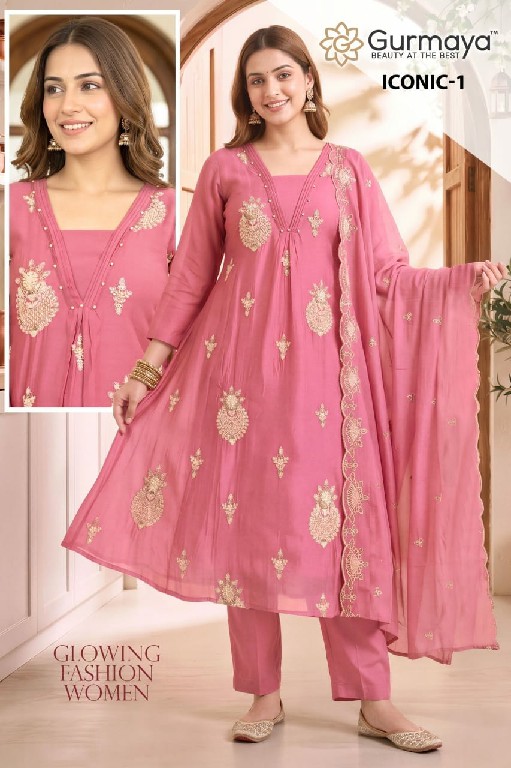 AANCHI ICONIC WHOLESALE READYMADE MUL CHANDERI FASHIONABLE 3 PCS COMBO SET SUITS FOR EXPORT