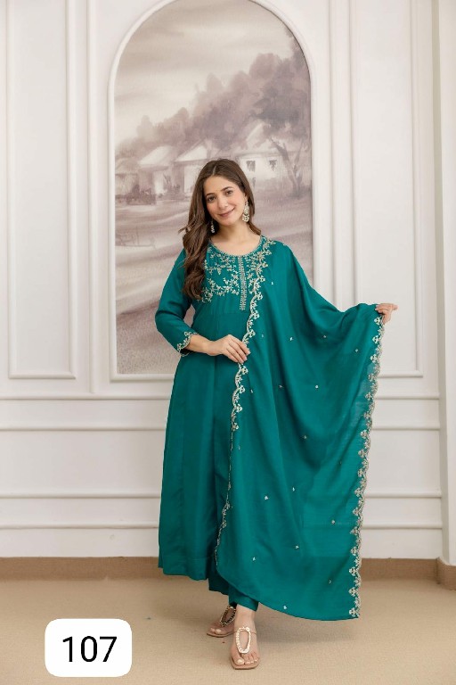 PURPLE ELLIE WHOLESALE READYMADE BEAUTIFUL ELEGANT DESIGNER 3 PCS SUITS EXPORTER
