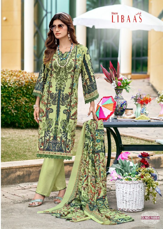 GANESHA LIBAAS VOL 15 WHOLESALE COTTON DIGITAL STYLE PRINTED REGULAR WEAR DRESS MATERIAL FOR EXPORT
