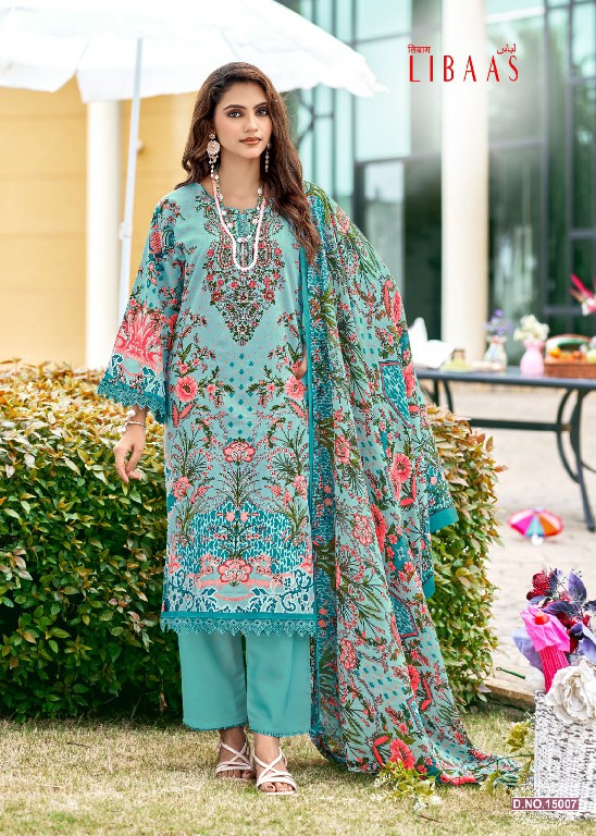 GANESHA LIBAAS VOL 15 WHOLESALE COTTON DIGITAL STYLE PRINTED REGULAR WEAR DRESS MATERIAL FOR EXPORT