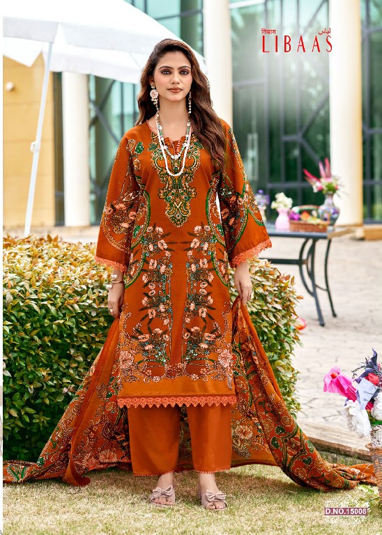 GANESHA LIBAAS VOL 15 WHOLESALE COTTON DIGITAL STYLE PRINTED REGULAR WEAR DRESS MATERIAL FOR EXPORT