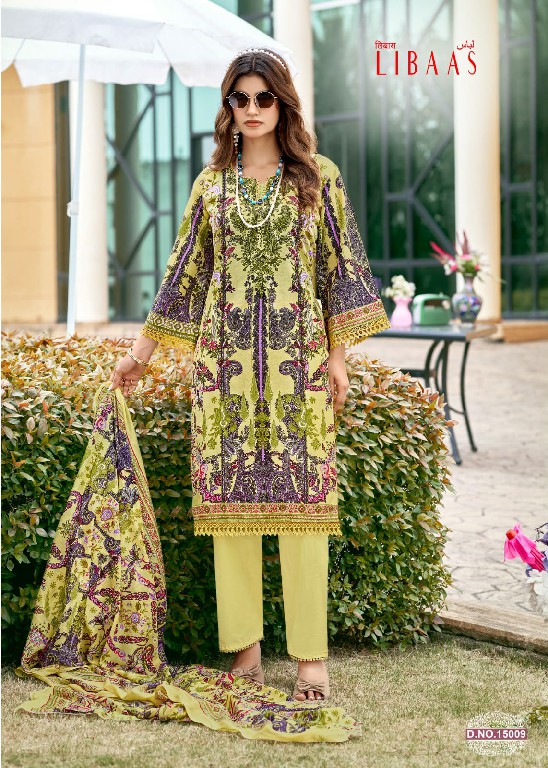 GANESHA LIBAAS VOL 15 WHOLESALE COTTON DIGITAL STYLE PRINTED REGULAR WEAR DRESS MATERIAL FOR EXPORT