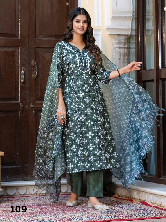 PURPLE CREATION DORANI WHOLESALE READYMADE COTTON BEAUTIFUL STYLISH 3 PCS SUITS EXPORTER