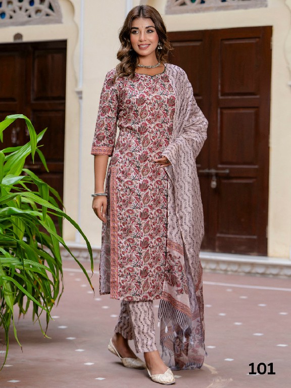 PURPLE CREATION DORANI WHOLESALE READYMADE COTTON BEAUTIFUL STYLISH 3 PCS SUITS EXPORTER