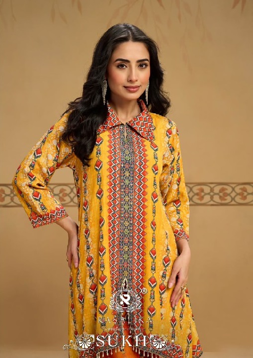 RASALIKA SUKH WHOLESALE READYMADE REAL CREP SILK MIRROR WORK CORD SET FOR EXPORT
