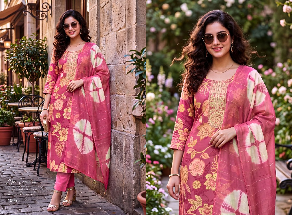 ASHWATH TRENDZ SHRUTI WHOLESALE READYMADE VETICAN FOIL PRINT STYLISH 3 PCS SUITS EXPORTER