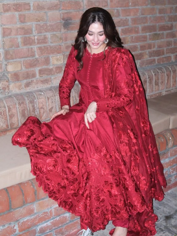 TEXTILEDEAL D.NO 6076 WHOLESALE READYMADE VICHITRA SILK DESIGNER ANARKALI 3 PCS SUITS EXPORTER