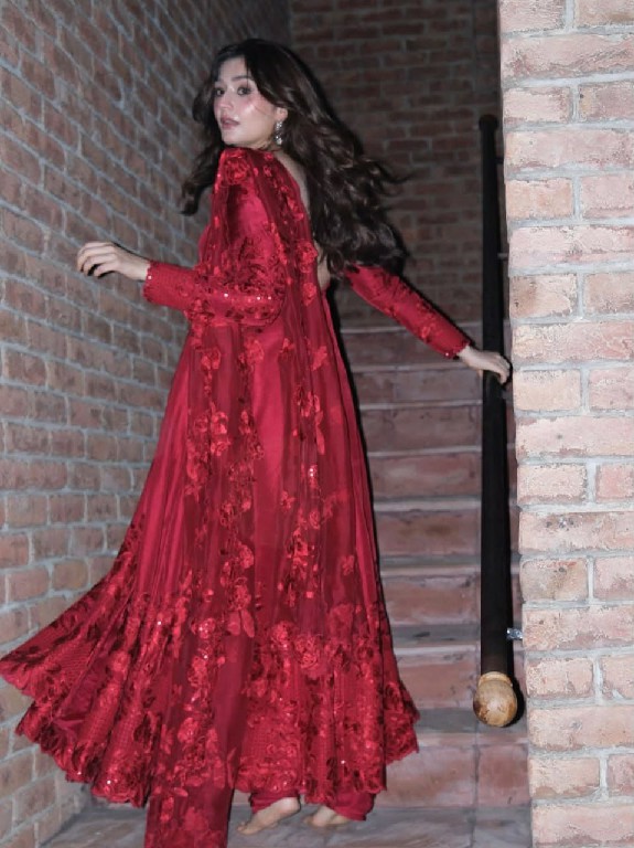 TEXTILEDEAL D.NO 6076 WHOLESALE READYMADE VICHITRA SILK DESIGNER ANARKALI 3 PCS SUITS EXPORTER